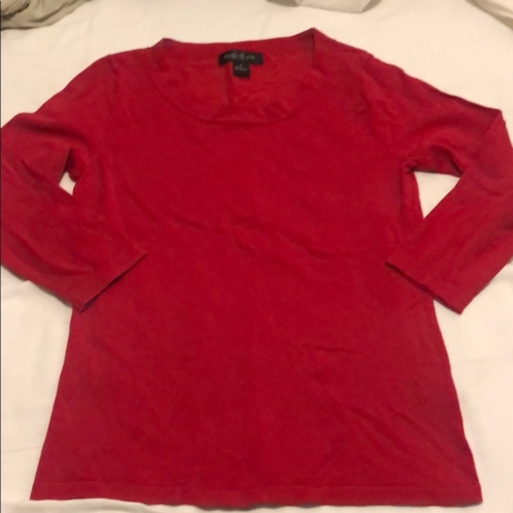 August silk tee